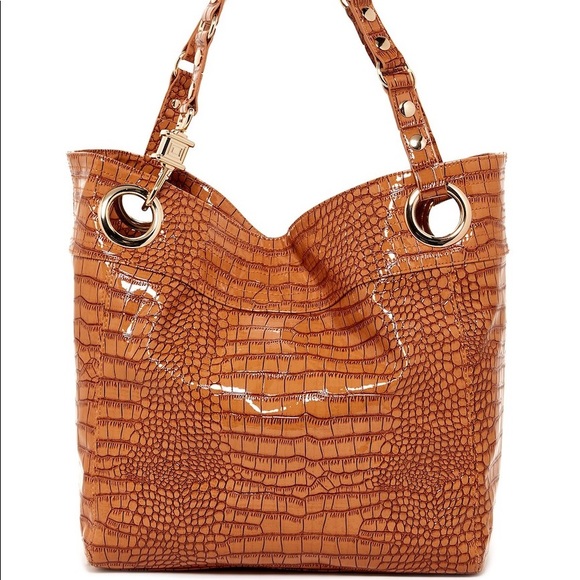 ⭐️Candy Coated Shiny Croc Embossed Tote - Picture 6 of 8